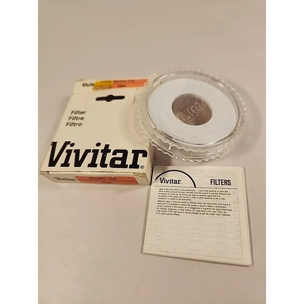 Vivitar Skylight (1A) 55 mm Lens Filter Made in Japan - NEW Old Stock. P8